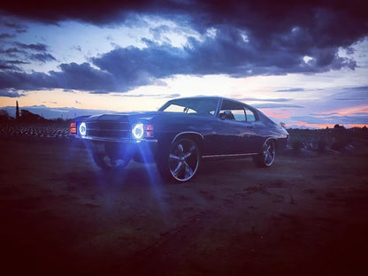 ORACLE Lighting Oracle Pre-Installed Lights 7 IN. Sealed Beam - White Halo 6905-001 6905-001 Photo - lifestyle view