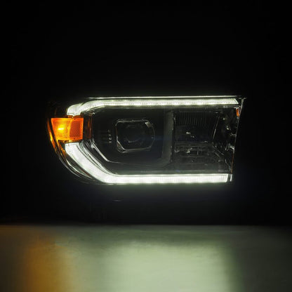 AlphaRex 07-13 Toyota Tundra / 08-17 Sequoia LUXX LED Proj HL Chrome w/Actv Light / Seq. Sig + DRL 880824 880824 User 2
