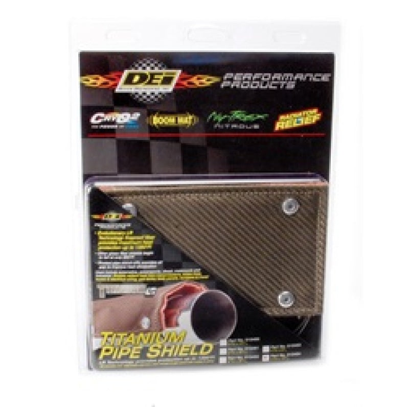 DEI Pipe Shield 4in w x 1ft - w/ Stainless Steel Clamps - Titanium 10454 10454 Photo - in package