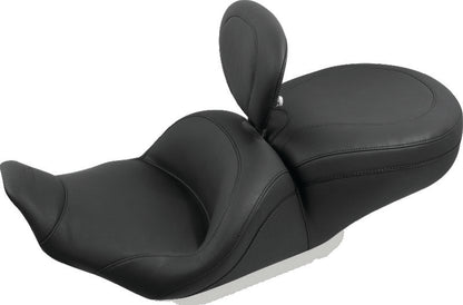 Mustang Motorcycle Mustang 08-21 Harley Electra Glide Std,Rd Glide,Rd King,Str Glide Solo Seat w/Diamond Stitch - Black 76969 76969 Photo - Primary