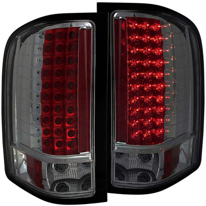 Anzo 2007-2013 Chevrolet Silverado 1500 LED Taillights Smoke 311159 Photo - Primary