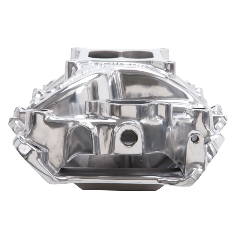 Edelbrock Polished B/b Chev Rect. Port Rpm Air-gap Manifold 75621 Photo - Unmounted