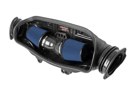aFe 2020 Chevrolet Corvette C8 Track Series Carbon Fiber Cold Air Intake System With Pro 5R Filters 57-10013R 57-10013R Photo - Primary