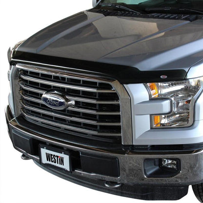 Westin 2015-2017 Ford F-150 Wade Platinum Bug Shield - Smoke 72-96154 72-96154 Photo - Mounted