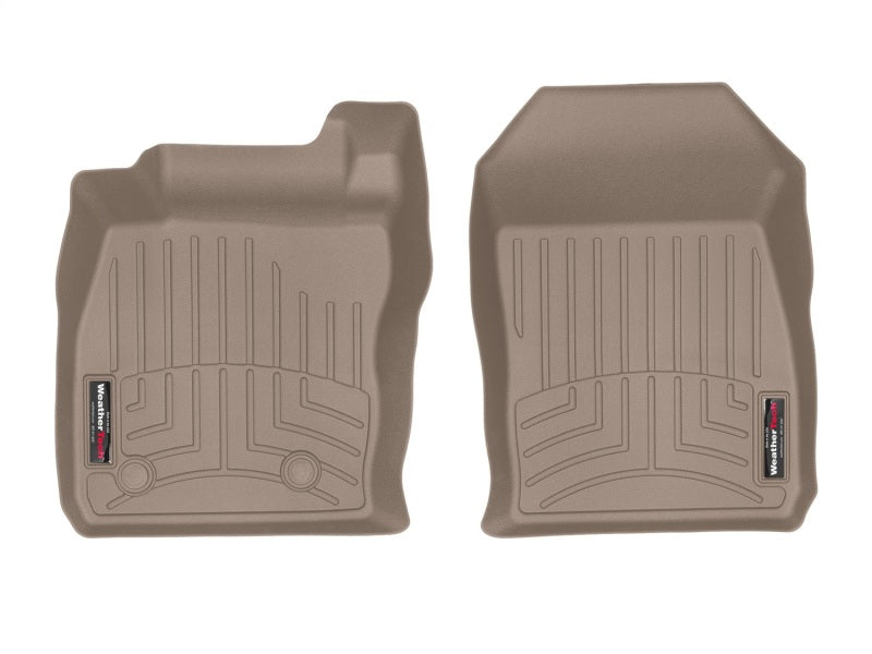 WeatherTech WT FloorLiner - Front - Tan Floor Mats Floor Mats - Rubber main image