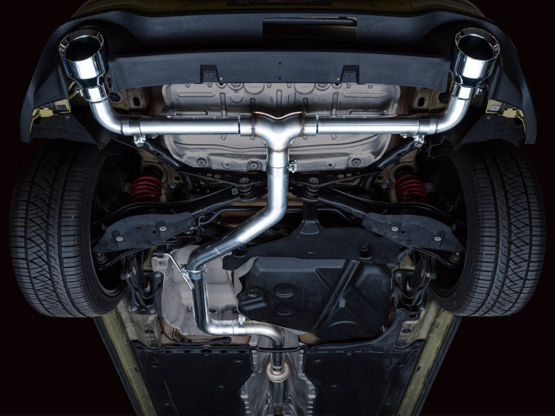 AWE Tuning AWE 2022 VW GTI MK8  Track Edition Exhaust - Chrome Silver Tips 3020-32658 3020-32658 Photo - Mounted