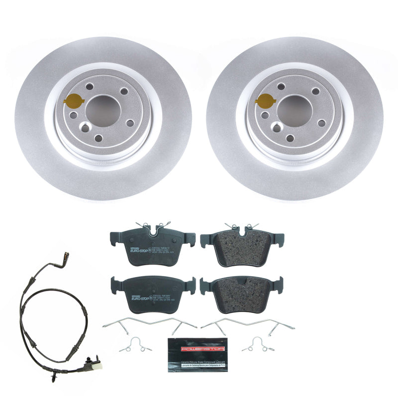 Power Stop 17-20 Jaguar XE Rear Euro-Stop Brake Kit ESK7733 ESK7733 Photo - Primary