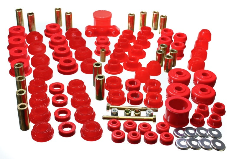 Energy Suspension Hyper-Flex System Red Honda Civic Base 1989-1991 16.18102R Photo - Primary