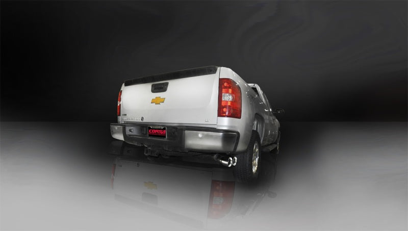 Corsa Performance 11-13 Chevrolet Silverado Crew Cab/Short Bed 1500 6.2L V8 Polished 14523 Photo - Mounted