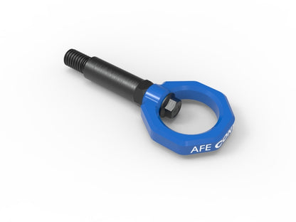 aFe Control Front Tow Hook Blue 20-21 Toyota GR Supra (A90) 450-721001-L 450-721001-L Photo - Primary