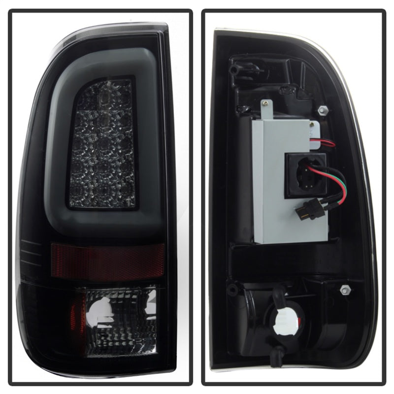 Spyder 97-03 Ford F150 Stylsd. F250 V3 Lght Bar LED Tail Lights - Blk Smk ALT-YD-FF15097V3-LBLED-BSM 5084248 5084248 Photo - Unmounted