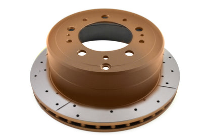 DBA 98-05 Lexus LX470/98+ Toyota Landcruiser 100 Series Front Drilled & Slotted Street Series Rotor 789X 789X Photo - out of package