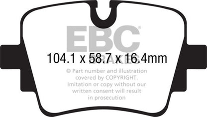 EBC Disc Brake Pad Set DP42190R Photo - Primary