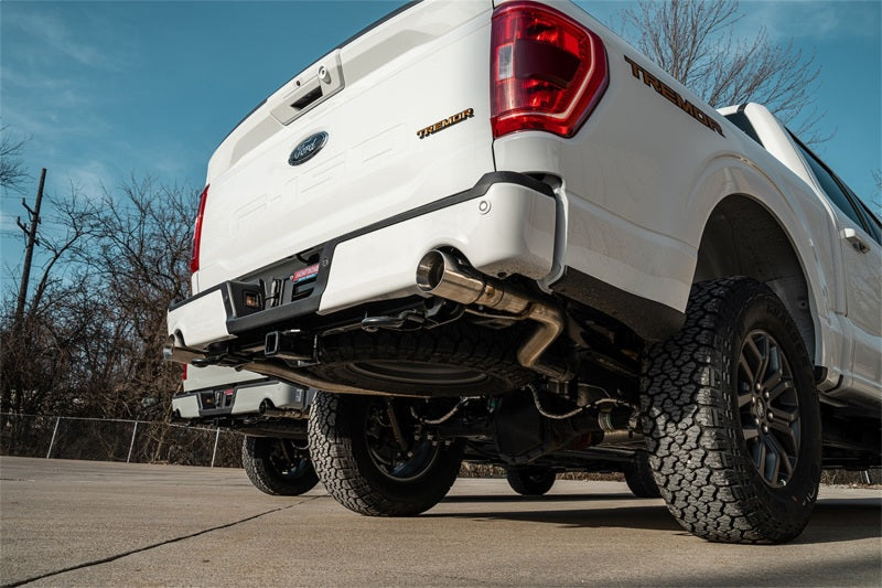 CORSA Performance Corsa 2021-2023 Ford F-150 SuperCrew/5.5ft Bed 3.5L V6 Sport Cat-Back Dual Rear Exit-Polished 21185 21185 Photo - Mounted