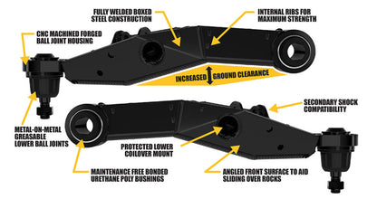 ICON 05-23 Toyota Tacoma Lower Control Arm Kit 54300 54300 Datasheet