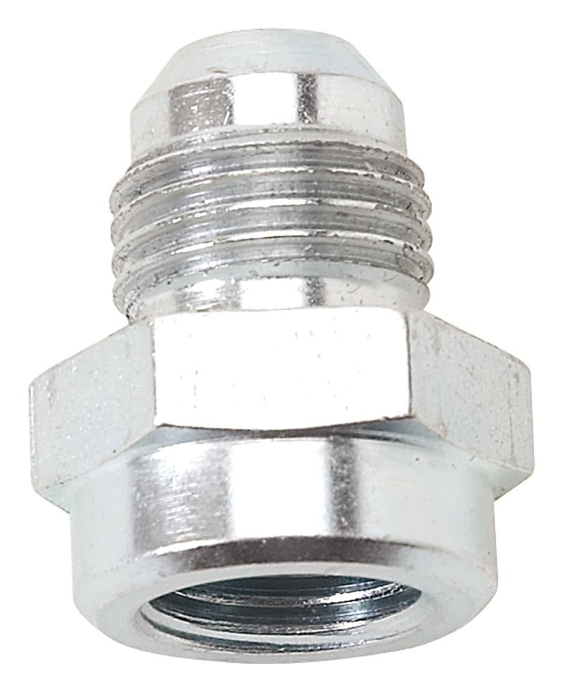 Russell -6 AN To 1/2" -20 Inverted Flare Adapter Female Fittings (Zinc Plated) 640600 Photo - Primary