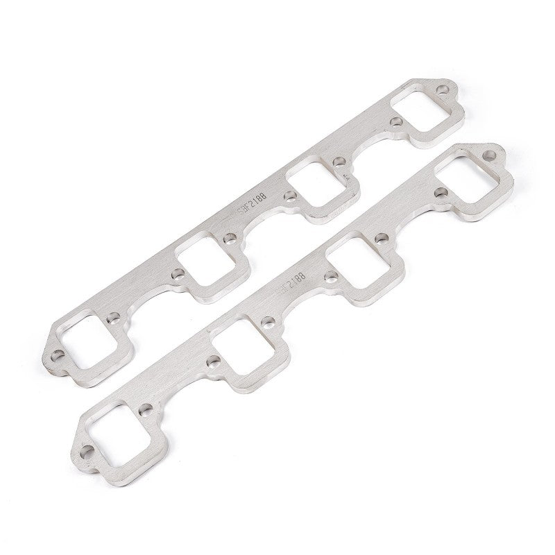 Stainless Works SBF Rectangular Shaped Port Header 304SS Exhaust Flanges 1-7/8in Primaries (2in BP) HFSBF2188 HFSBF2188 Photo - Primary