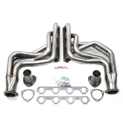 JBA 65-73 Ford Mustang 260-351W (w/Mustang II Suspension) 1-3/4in Primary Raw 409SS Long Tube Header 6612S 6612S Photo - Primary