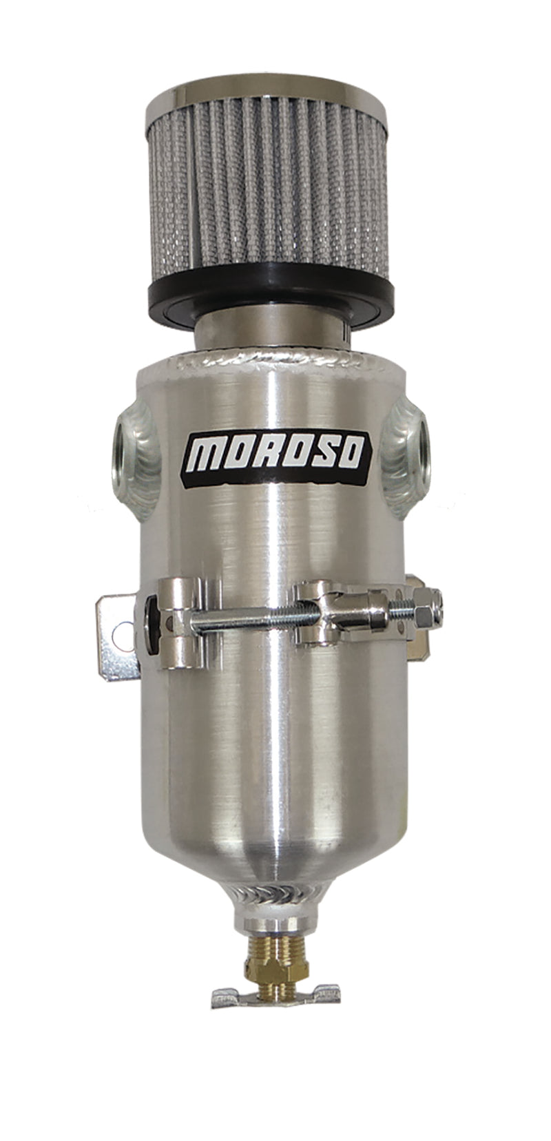 Moroso Breather Tank/Catch Can - Two 1/2in NPT Female Fittings - Aluminum 85455 85455 Photo - Primary