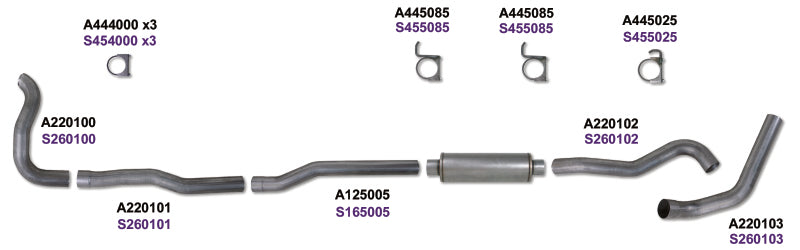Diamond Eye Performance Diamond Eye KIT 4in TBSGL SS DDG4X4 89-93 Dodge 5.9L Cummins 2500/3500 K4211S K4211S Photo - Unmounted