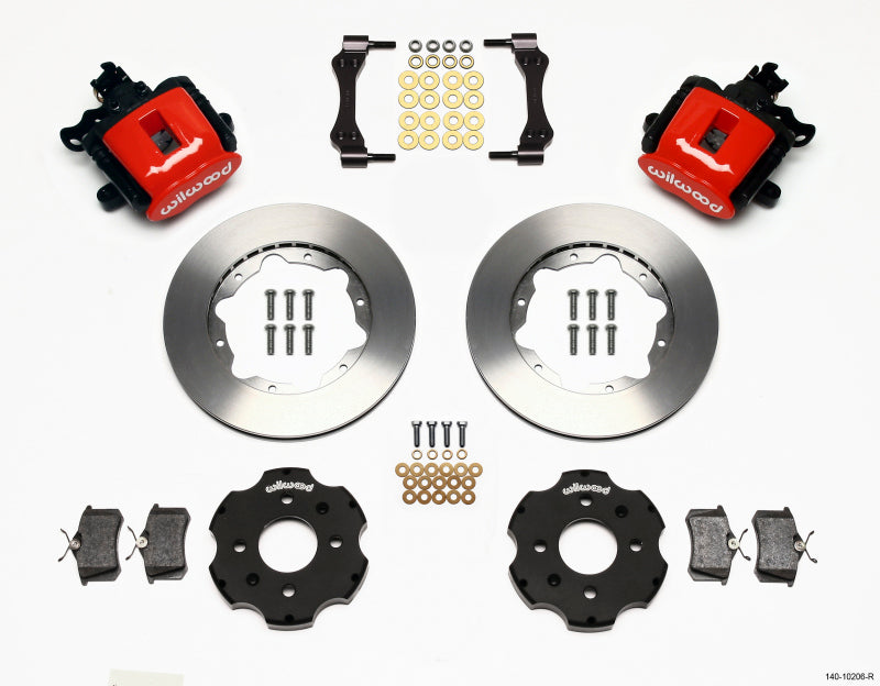 Wilwood CPB Rear Kit, 11.00", Red, Civic / Integra Disc 2.39 Hub 140-10206-R Photo - Primary