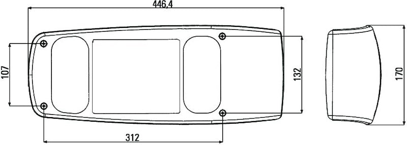 Hella Lamp SRBBLZR SMLR MG12 2VP 007502217 007502217 Technical Drawing