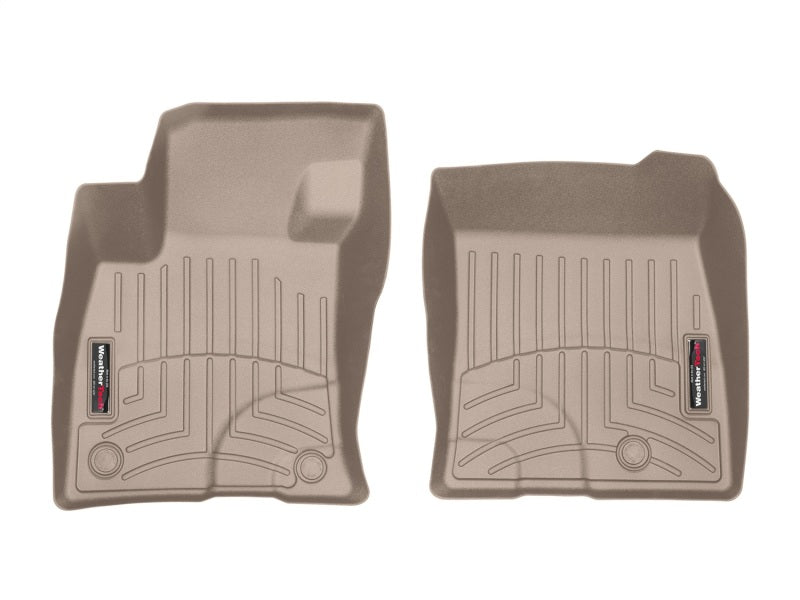 WeatherTech WT FloorLiner - Front - Tan Floor Mats Floor Mats - Rubber main image