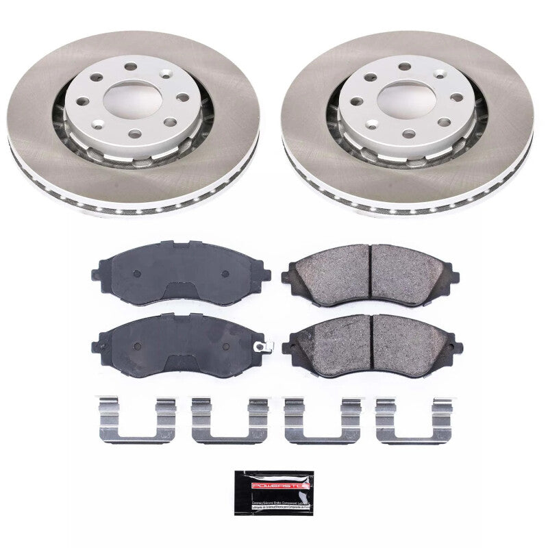 PowerStop Power Stop 09-10 Pontiac G3 Front Semi-Coated Rotor Kit SC5893 SC5893 Photo - Primary