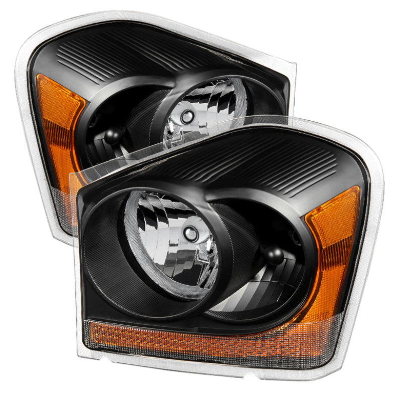 SPYDER Xtune Dodge Durango 04-05 OEM Headlamps Black HD-JH-DDU04-AM-BK 9027291 9027291 Photo - Primary