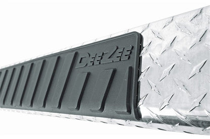 Dee Zee Deezee Universal Tubes - 6In Oval - Black Tread Aluminum (ExtCab) DZ16412 DZ16412 Photo - Unmounted
