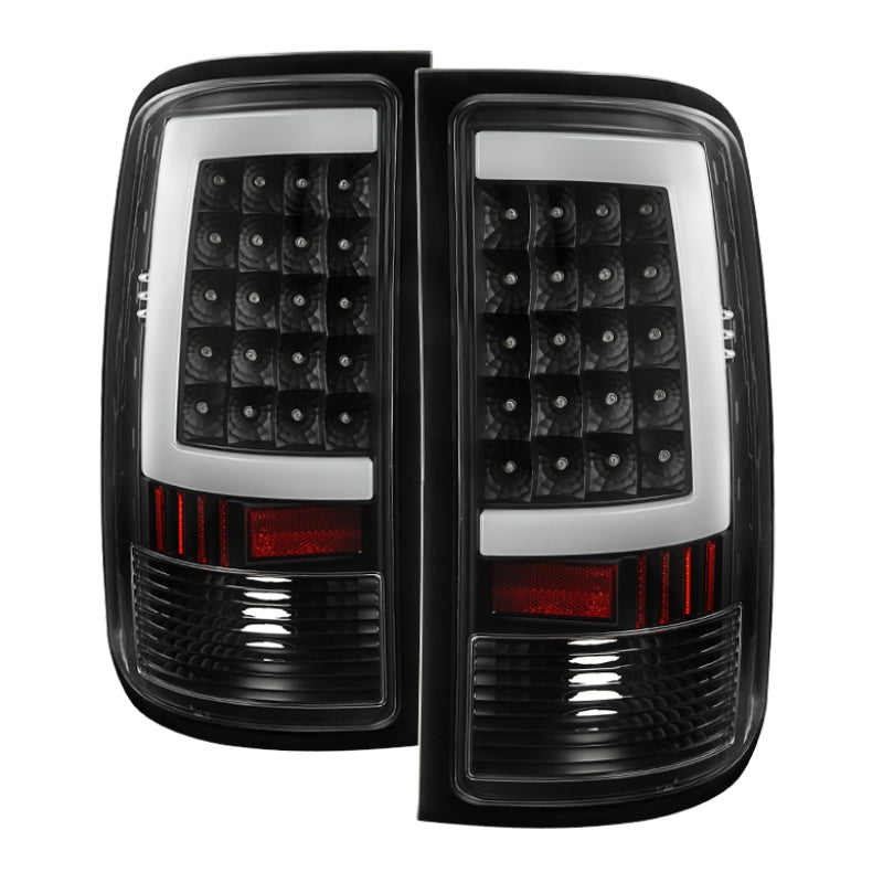 SPYDER Xtune GMC Sierra 07-13 LED Tail Lights Black ALT-ON-GS07-G2-LED-BK 5081551 5081551 Photo - Primary