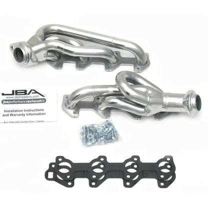 JBA 00-03 Dodge 4.7L PowerTech 1-1/2in Primary Silver Ctd Cat4Ward Header 1949SJS 1949SJS Photo - Primary