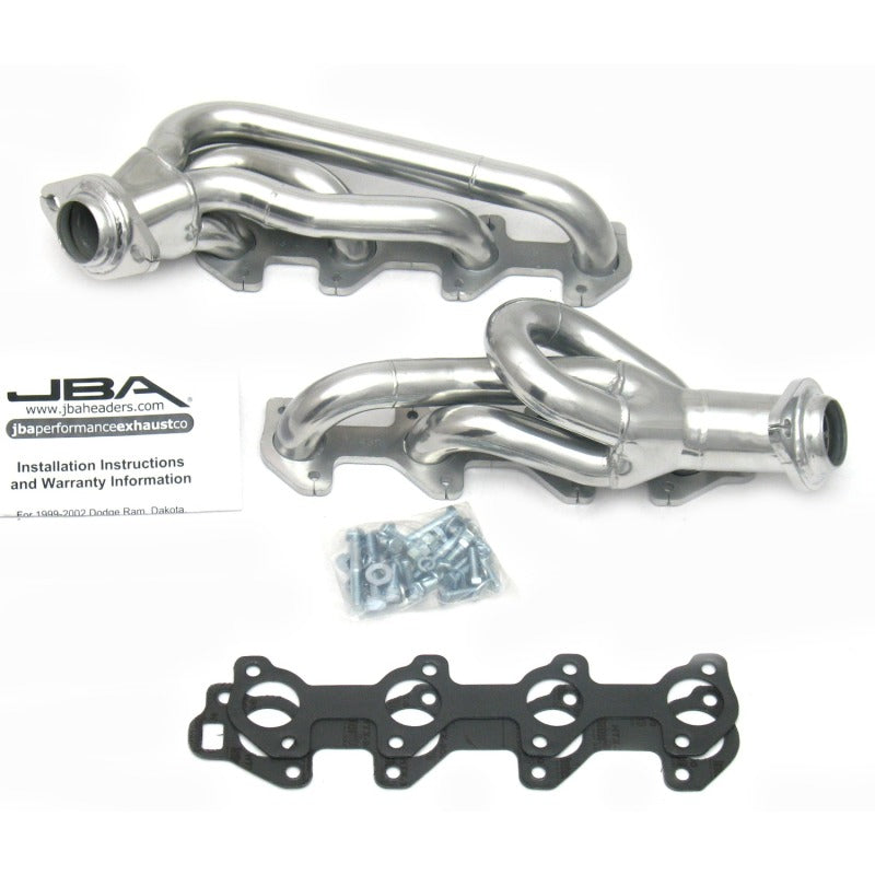 JBA 00-03 Dodge 4.7L PowerTech 1-1/2in Primary Silver Ctd Cat4Ward Header 1949SJS 1949SJS Photo - Primary