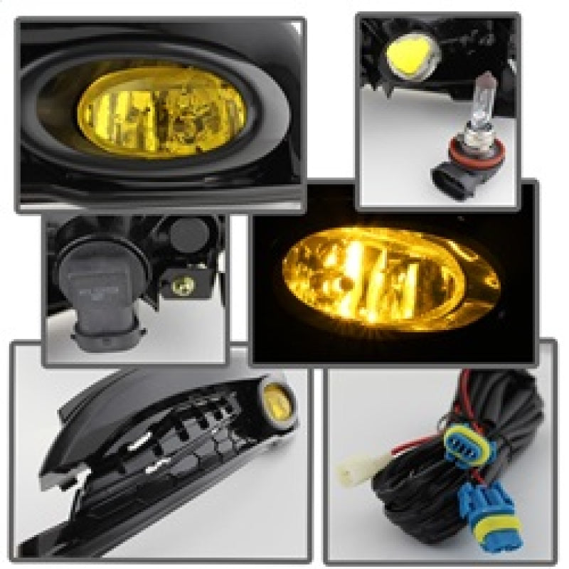 Spyder Honda Civic 2013-2014 4dr OEM Fog Light W/Switch Yellow FL-HC2013-4D-Y 5077752 5077752 Photo - Unmounted