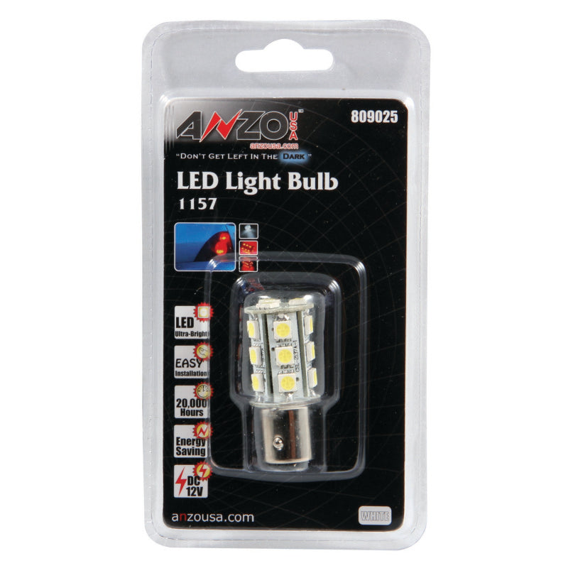 Anzo LED Bulbs Universal LED 1157 White - 18 LEDs 1 3/4in Tall 809025 Photo - Primary