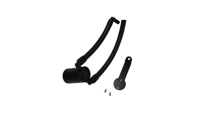 J&L 14-22 Jeep Cherokee 2.4L / 15-21 Jeep Renegade  Driver Side Oil Separator 3.0 - Blk Anodized 3077D-B 3077D-B Photo - Primary