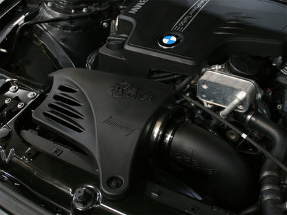 aFe Stage 2 Cold Air Intake Si Sealed BMW 328I All 2012-2012 54-82212 Photo - Mounted