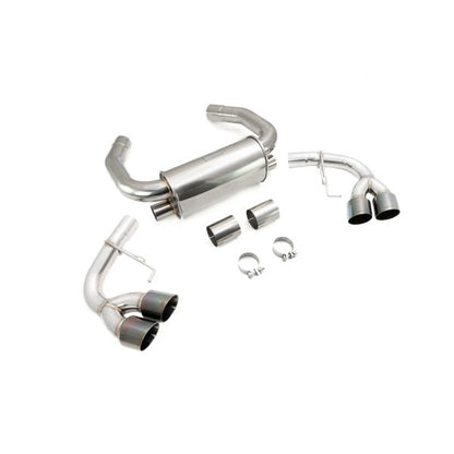 Megan Racing Supremo Axle Back Exhaust System for 2018+ BMW M5 F90 Straight-Thru T-304 Stainless Steel Quad Tips