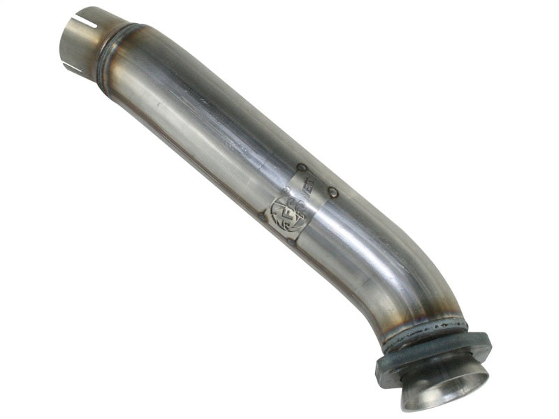 aFe  POWER Twisted Steel Loop Delete Down-Pipe 2-1/2" SS Exhaust System 48-46209 Photo - Unmounted
