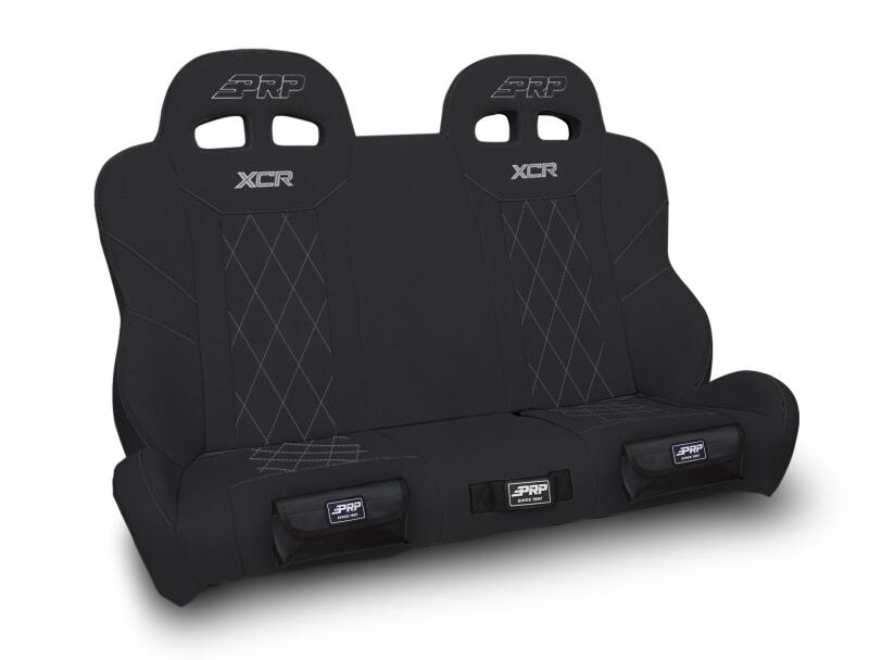 PRP Seats PRP XCR Polaris RZR Quick Release Rear Suspension Bench Seat w Diamond Stitch/Front Pockets A8201-PORXP-QR-201-SDFP A8201-PORXP-QR-201-SDFP Photo - Primary