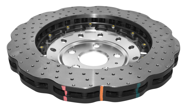 DBA 2015+ Audi RS-3 5000 Series Drilled Front Brake Rotor 52844SLVXD 52844SLVXD Photo - out of package