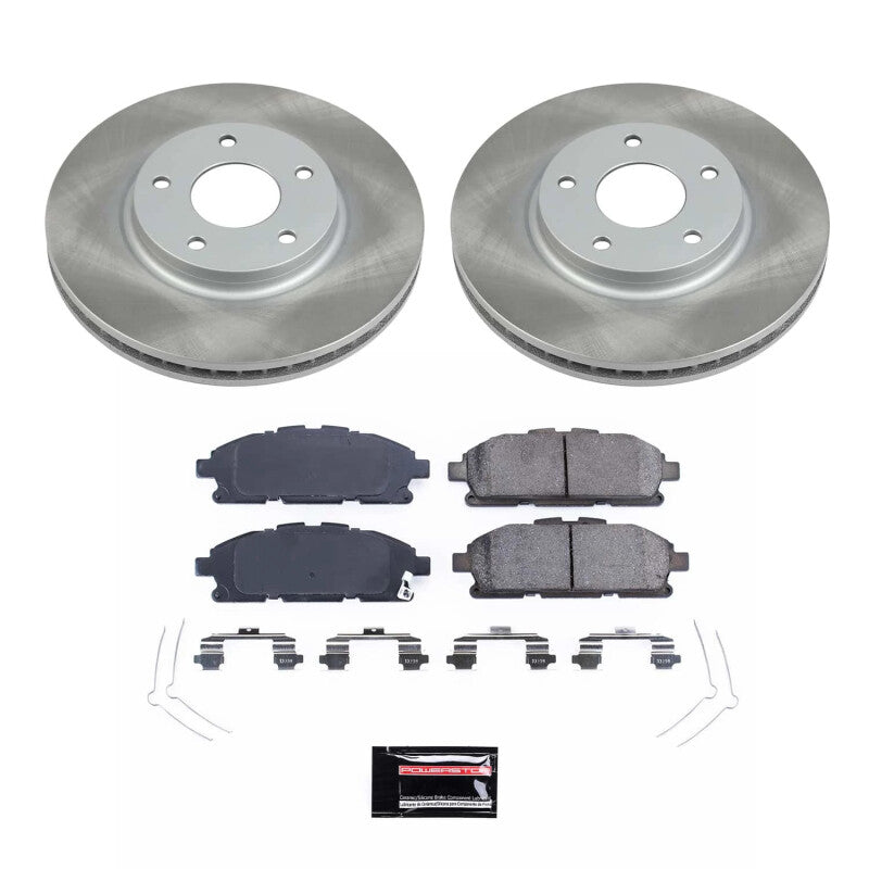 PowerStop Power Stop 11-17 Nissan Quest Front Semi-Coated Rotor Kit SC6360 SC6360 Photo - Primary