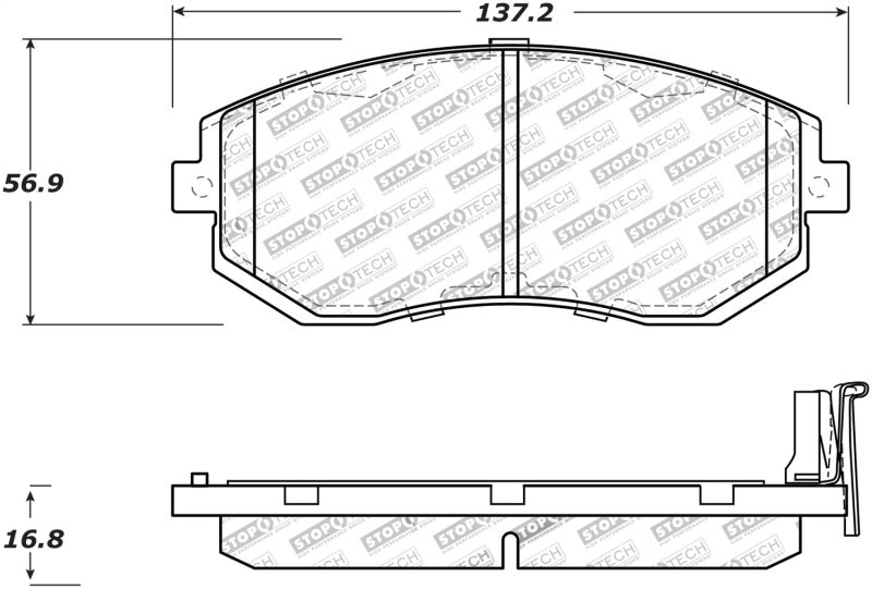 StopTech Street Performance Pads Front FR-S BRZ 309.15390 Photo - Primary