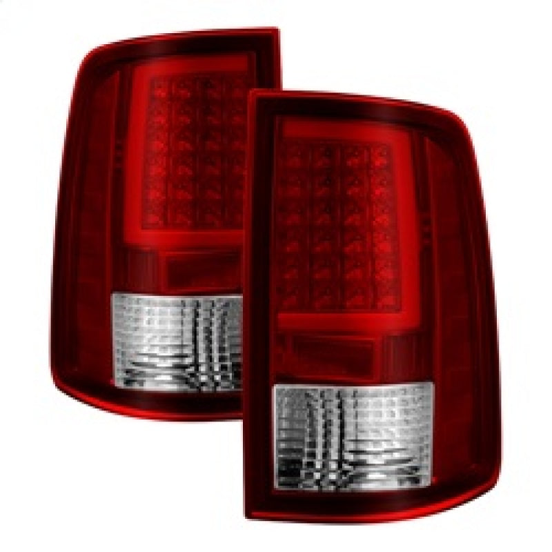SPYDER xTune Dodge Ram 1500 09-16 LED Tail Lights Incandescent Model Only - Red Clear ALT-ON-DR09-LBLED-RC 5082213 5082213 Photo - Primary