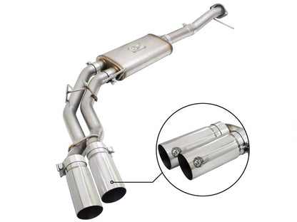 aFe  POWER 49-43080-P Rebel Series 409 SS  Cat-Back Exhaust System 49-43080-P Photo - Primary