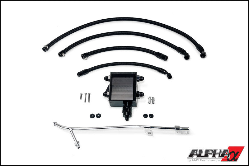 AMS Performance 2009+ Nissan GT-R R35 Alpha Air Oil Separator ALP.07.04.0023-1 ALP.07.04.0023-1 Photo - Primary