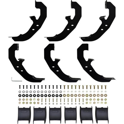 Westin 19-21 Chevrolet Silverado Crew Cab PRO TRAXX 6 Oval Nerf Step Bars - Black 21-64135 21-64135 Photo - Unmounted