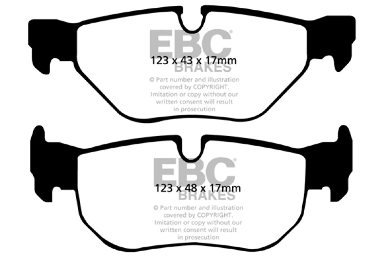 EBC Brakes Yellowstuff Performance Brake Pads DP41577R DP41577R Photo - Primary