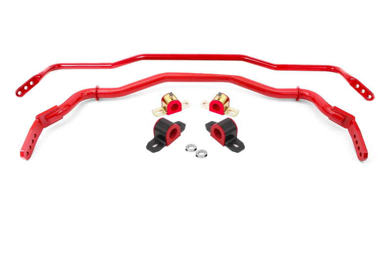 BMR Suspension BMR 15-22 S550 Mustang Sway Bar Kit with Bushings  Front and Rear Red SB763R SB763R Photo - Primary
