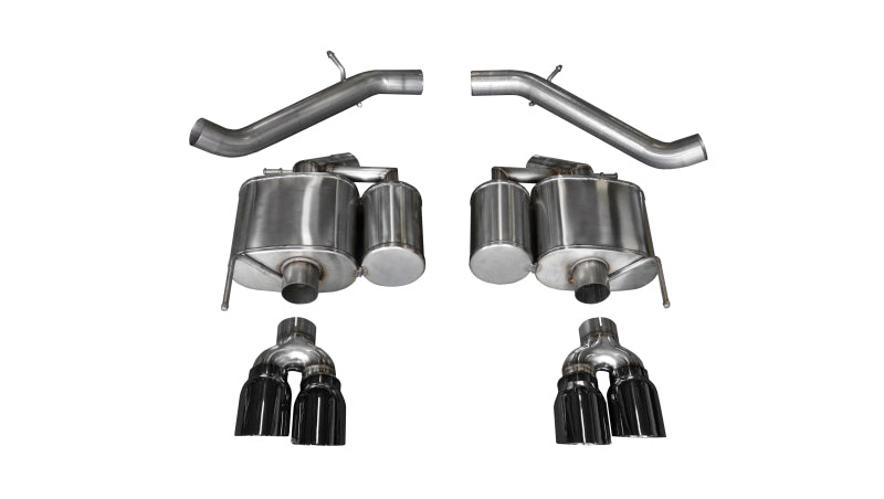 Corsa Performance Corsa 16-18 Cadillac ATS-V 3.6T 4in Black Sport Axle-Back Exhaust 14478BLK Photo - Primary